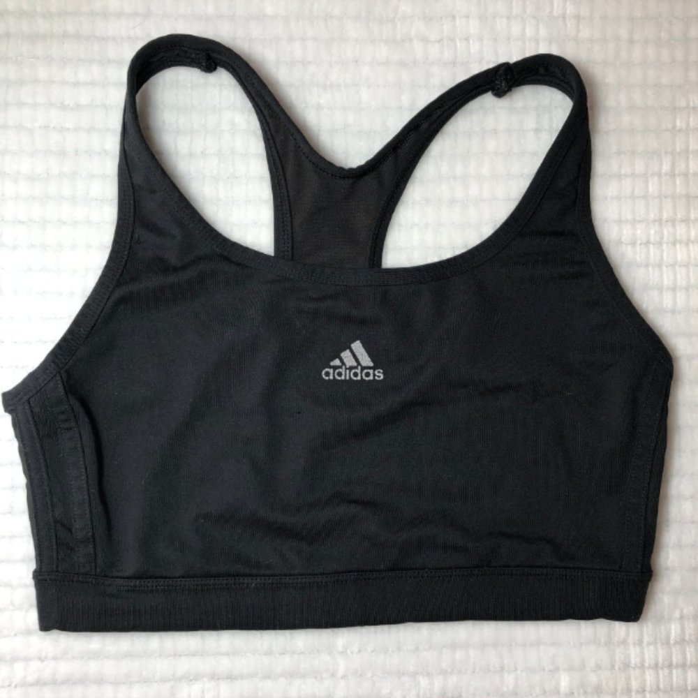 Black Vintage Adidas Sports Bra Size M